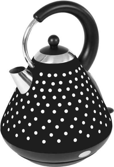 Kalorik - Kettle - Classic Polka Dot Stainless Steel -Black&White